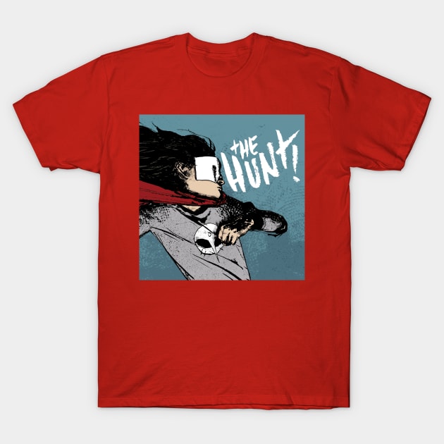 The Hunt! cover T-Shirt by BertoMier